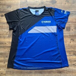 Yamaha Racing Womens Paddock Blue Dri-Fit Short Sleeve T-Shirt Size XL NWT